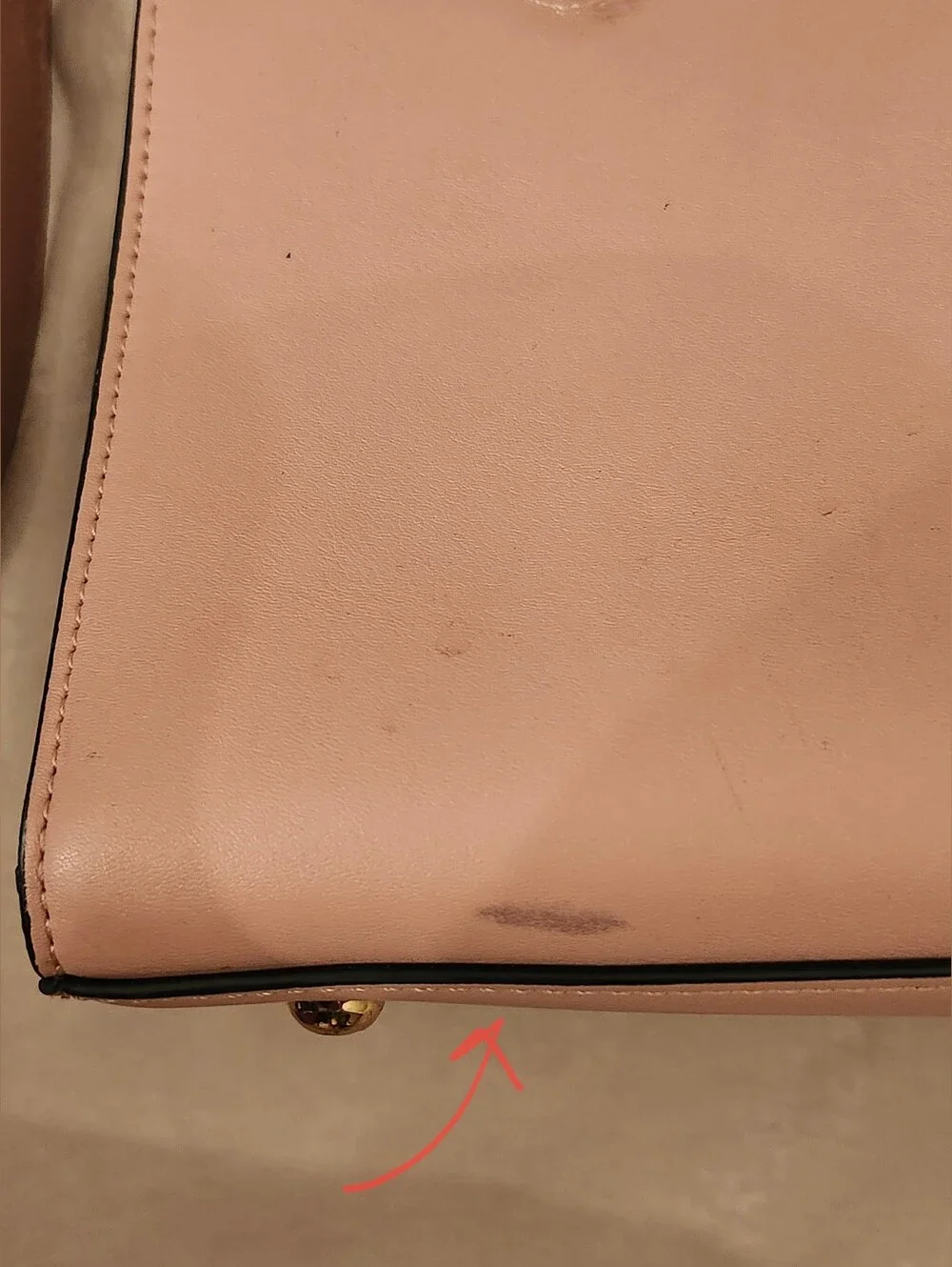 Dune London Blush Pink and Cream Top-Handle Satchel